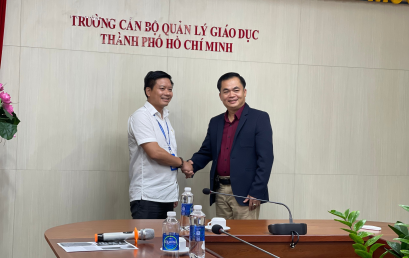 Trường Cán bộ quản lý giáo dục Thành phố Hồ Chí Minh tiếp và làm việc với Công ty Cổ phần King Attorney