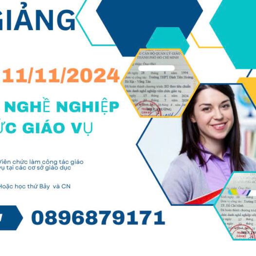 Thông báo chiêu sinh các lớp bồi dưỡng chức danh nghề nghiệp viên chức giáo vụ Khóa 2, năm 2024