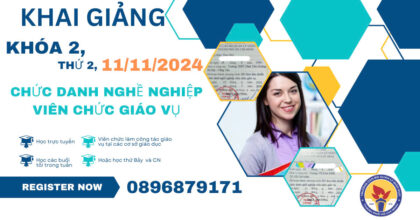 Thông báo chiêu sinh các lớp bồi dưỡng chức danh nghề nghiệp viên chức giáo vụ Khóa 2, năm 2024